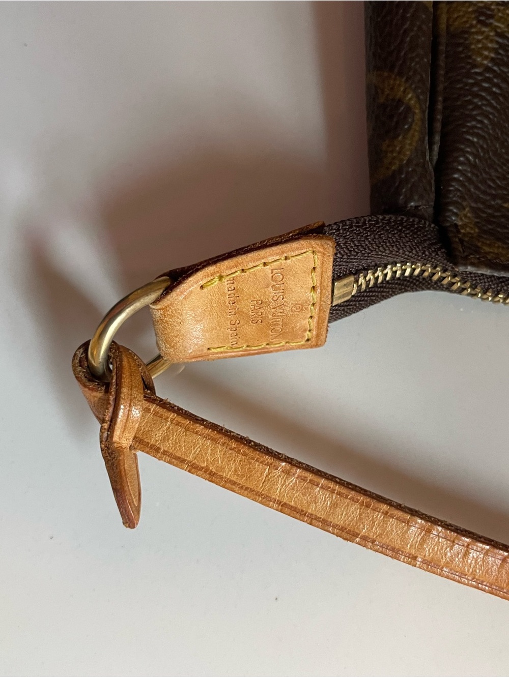 Authentic Louis Vuitton Monogram Pochette Accessoires Mini Shoulder Bag - Picture 9 of 12